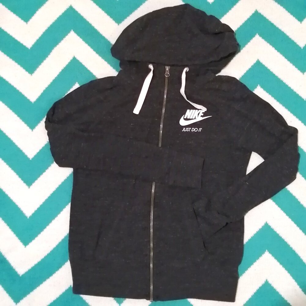 Lightweight Nike Zip Hoodie, Organic Cotton & Recycled Polyester